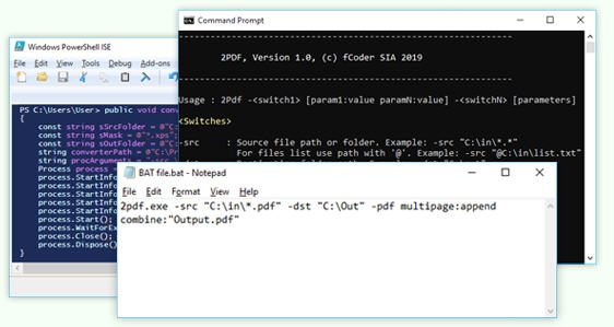 Вышла новая программа от разработчиков fCoder для конвертирования документов из командной строки – 2PDF 1.0